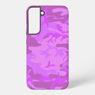 Funda Para Samsung Galaxy S22+ Camuflaje morado claro