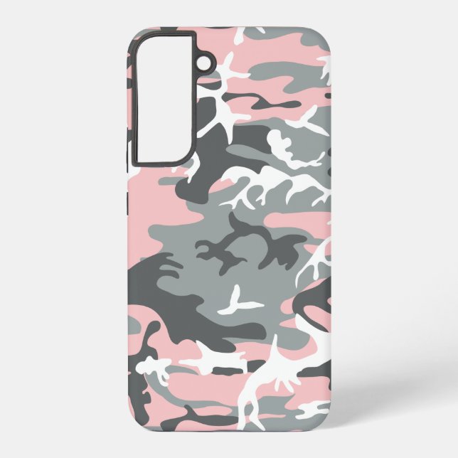 Funda Para Samsung Galaxy Camuflaje rosa y gris, ejército, ejército (Reverso )