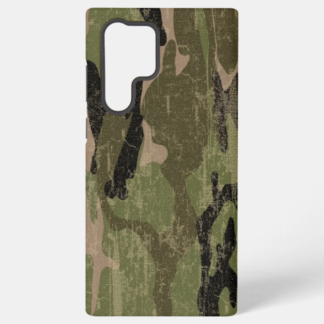 Funda Para Samsung Galaxy Camuflaje verde desvaído (Reverso )