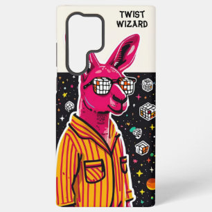 Funda Para Samsung Galaxy S22 Ultra Canguro cósmico en pijamas con cubos