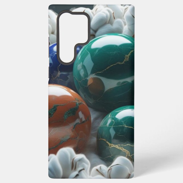 Funda Para Samsung Galaxy Canicas En Algodón (Reverso )