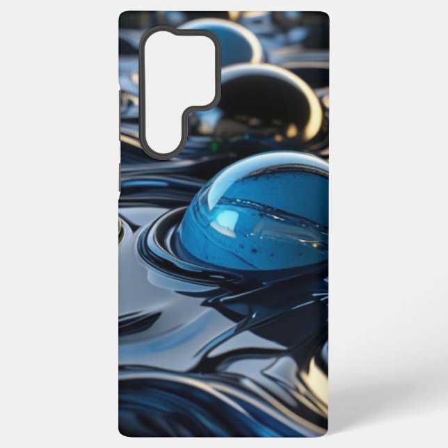 Funda Para Samsung Galaxy Canicas En Líquido (Reverso )