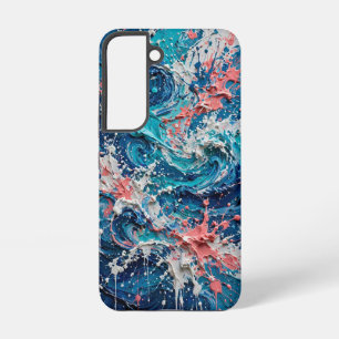 Funda Para Samsung Galaxy S22 Caos de salpicaduras de color arte abstracto