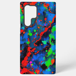 Funda Para Samsung Galaxy S22 Ultra Caos Eléctrico salpicadura de pintura abstracta ne