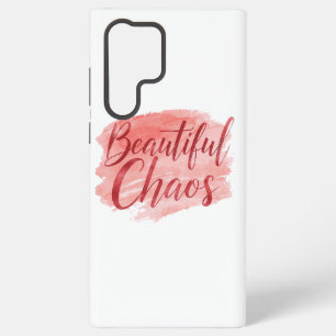Funda Para Samsung Galaxy S22 Ultra Caos Hermoso Rosa Femenino Acuarela