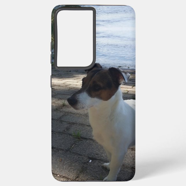 Funda Para Samsung Galaxy Capo von Oppenheim, Jack Russell Terrier Dog (Reverso )