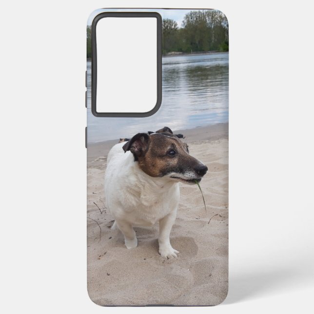 Funda Para Samsung Galaxy Capo von Oppenheim, Jack Russell Terrier Dog (Reverso )