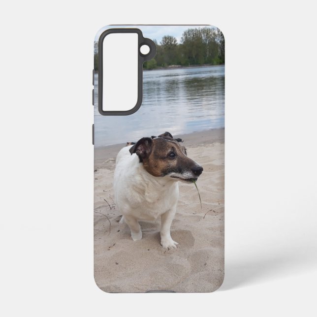 Funda Para Samsung Galaxy Capo von Oppenheim, Jack Russell Terrier Dog (Reverso )