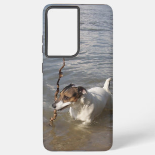 Funda Para Samsung Galaxy S21+ Capo von Oppenheim, Jack Russell Terrier Dog