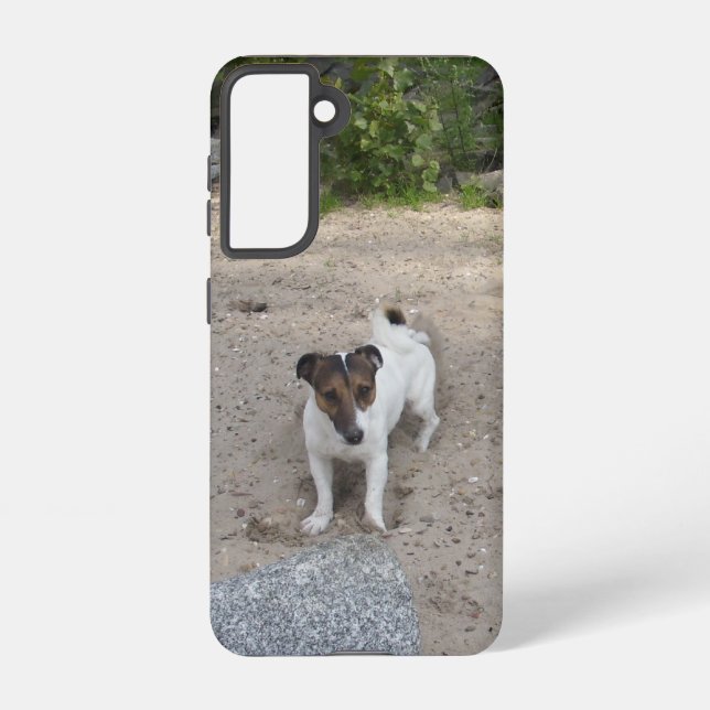 Funda Para Samsung Galaxy Capo von Oppenheim Jack Russell Terrier, Perro (Reverso )