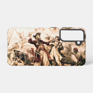 Funda Para Samsung Galaxy S21 Captura, barba negra pirata, venganza de la reina 