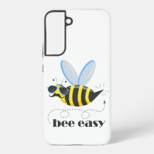 Funda Para Samsung Galaxy S22+ Carácter de abeja con gafas de sol bigote Bee Fáci
