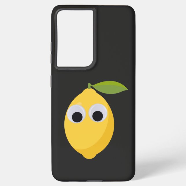 Funda Para Samsung Galaxy Carácter limón lindo con ojos googly (Reverso )