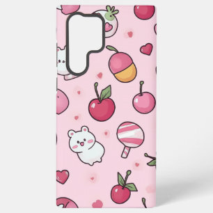 Funda Para Samsung Galaxy S22 Ultra Caramelo Kawaii