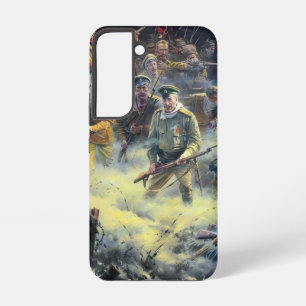 Funda Para Samsung Galaxy S22 Carga de los hombres muertos del Rusia zarista de 