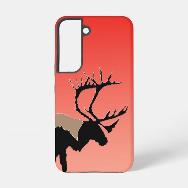 Funda Para Samsung Galaxy Caribou at Sunset - Arte original de la vida salva (Reverso )