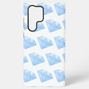 Funda Para Samsung Galaxy S22 Ultra Carro de brillantes diamantes azules