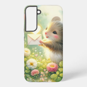 Funda Para Samsung Galaxy S22+ Carta de amor de ratón de cottage prado
