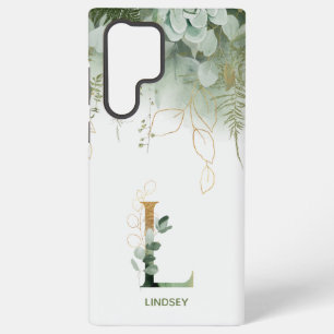 Funda Para Samsung Galaxy S22 Ultra Carta elegante L Fern & Eucalyptus
