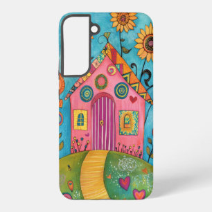 Funda Para Samsung Galaxy S22+ Casa de Arte Popular Caprichosa