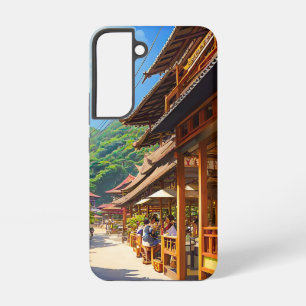 Funda Para Samsung Galaxy S22 Casa de Café Javanés
