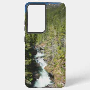 Funda Para Samsung Galaxy S21 Ultra Cascada en el bosque nacional olímpico