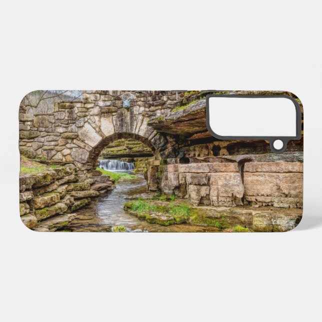 Funda Para Samsung Galaxy Cascada Ozarks bajo Funda Bridge Samsung (Reverso Horizontal)