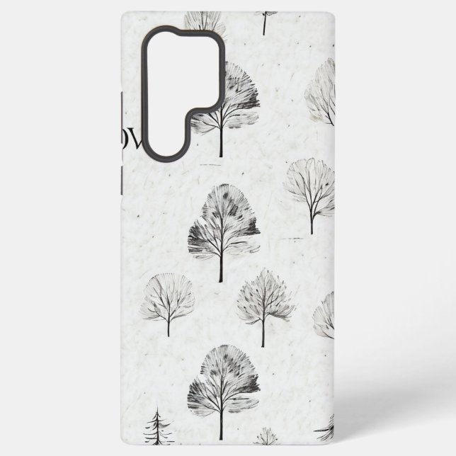 Funda Para Samsung Galaxy caso de teléfono de invierno (Reverso )