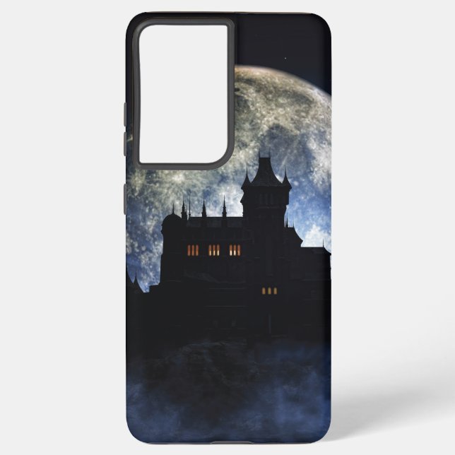 Funda Para Samsung Galaxy Castillo de fantasía durante la noche (Reverso )