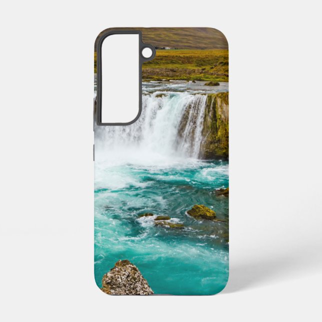 Funda Para Samsung Galaxy Catarata de Godafoss, Islandia (Reverso )