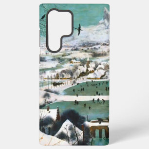 Funda Para Samsung Galaxy S22 Ultra Cazadores en el paisaje nevado de Pieter Bruegel