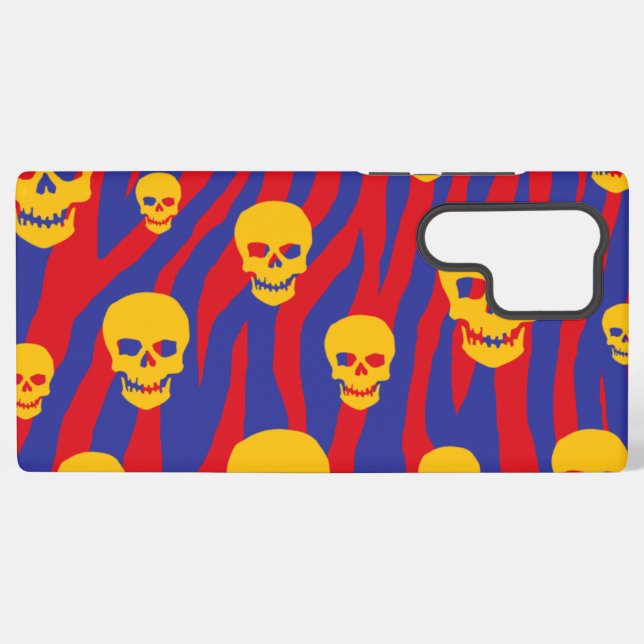 Funda Para Samsung Galaxy Cebra de Skully Pop (Reverso Horizontal)