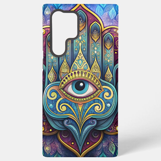 Funda Para Samsung Galaxy Celestial Hamsa  (Reverso )