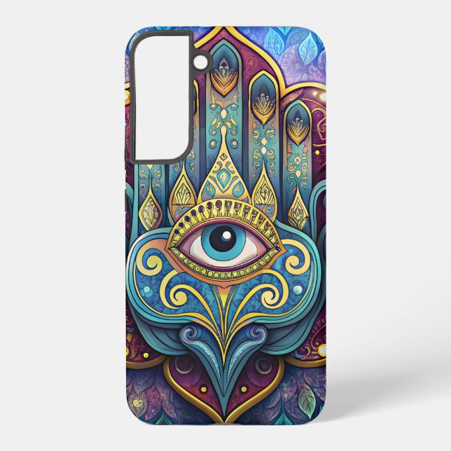Funda Para Samsung Galaxy Celestial Hamsa  (Reverso )