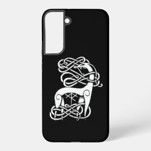 Funda Para Samsung Galaxy S22+ Céltico negro/ciervo nórdico