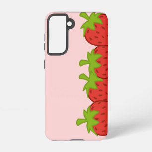 Funda Para Samsung Galaxy S21 cepa de fresa