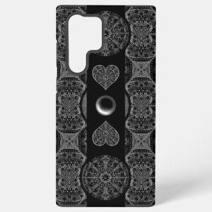 Funda Para Samsung Galaxy S22 Ultra Ceramic Lace Black