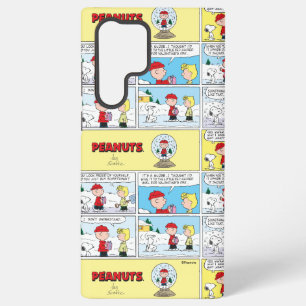 Funda Para Samsung Galaxy S22 Ultra Charlie Brown   Bola de cristal con nieve