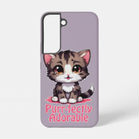 Chibi Purr-fectamente adorable Kawaii Kitten en ro