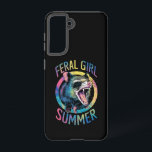 Funda Para Samsung Galaxy S21 Chica Feral Summer Opossum Tye Raccoon<br><div class="desc">Chica Feral Summer Opossum Tye Raccoon</div>