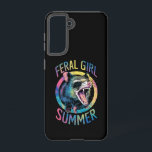 Funda Para Samsung Galaxy S21 Chica Feral Summer Opossum Tye Raccoon<br><div class="desc">Chica Feral Summer Opossum Tye Raccoon</div>