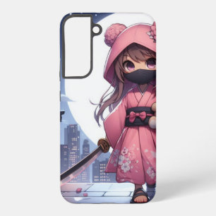 Funda Para Samsung Galaxy S22+ Chica guerrero guerrero guerrero guineano y teddy