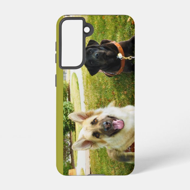 Funda Para Samsung Galaxy Chicas de trabajo (Reverso )