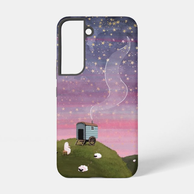 Funda Para Samsung Galaxy Cielo Rojo (Reverso )