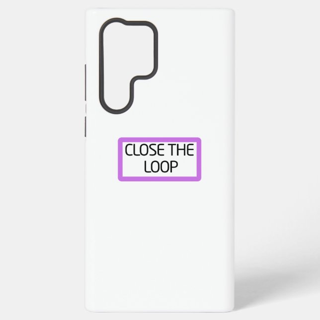 Funda Para Samsung Galaxy Cierra el ciclo | Robusto (Reverso )