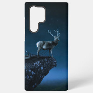 Funda Para Samsung Galaxy S22 Ultra ciervos a la luz de la luna
