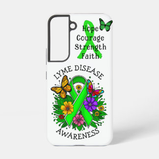 Funda Para Samsung Galaxy S22 Cinta de Conciencia del Enfermedad de Lyme