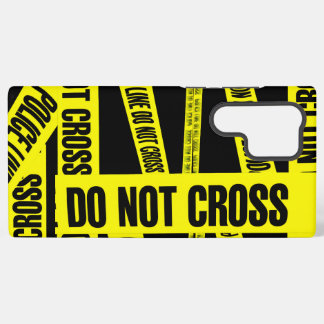 Funda Para Samsung Galaxy S22 Ultra Cinta de escena del crimen de color amarillo No cr
