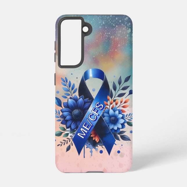 Funda Para Samsung Galaxy Cinta de sensibilización sobre la Encefalomielitis (Reverso )