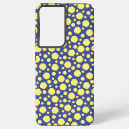 Funda Para Samsung Galaxy S21 Ultra Círculos funky geométrico amarillo samsung caja de